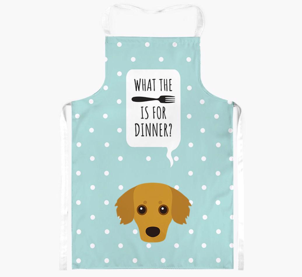 What's for Dinner: Personalized {breedFullName} Apron