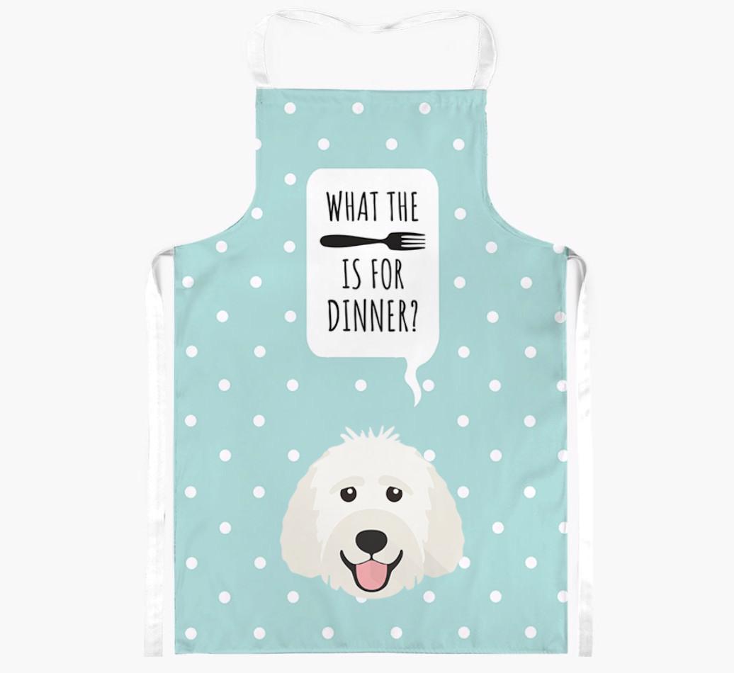 What's for Dinner: Personalized {breedFullName} Apron