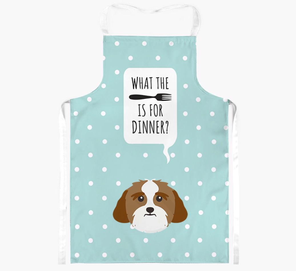 What's for Dinner: Personalized {breedFullName} Apron