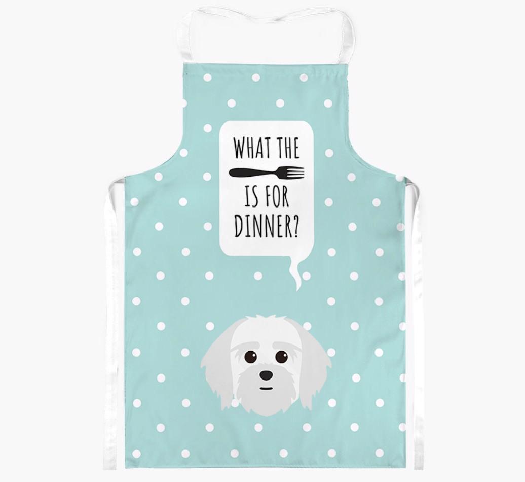 What's for Dinner: Personalized {breedFullName} Apron