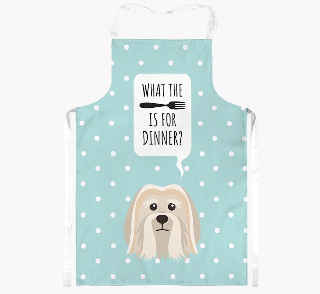 What's for Dinner: Personalized {breedFullName} Apron