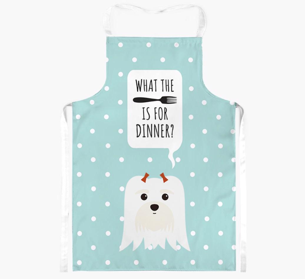 What's for Dinner: Personalized {breedFullName} Apron