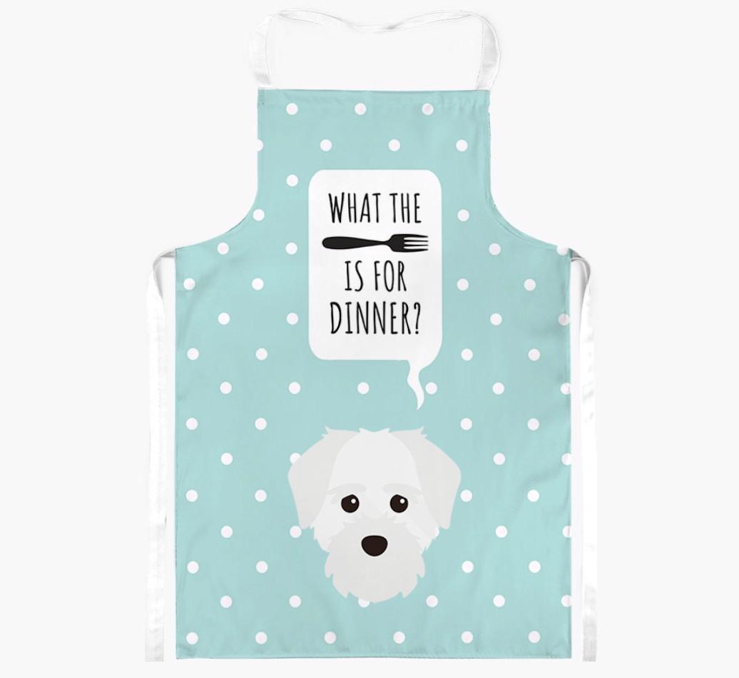 What's for Dinner: Personalized {breedFullName} Apron