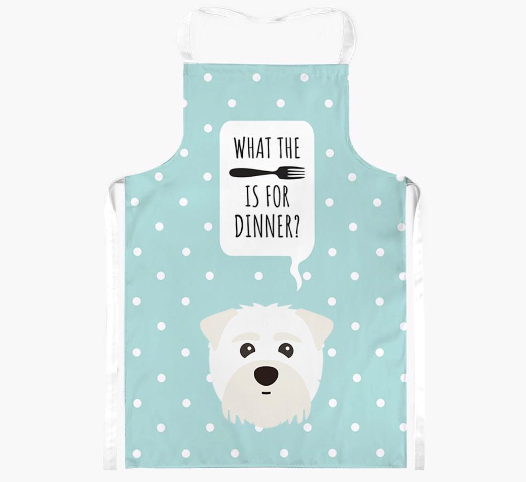What's for Dinner: Personalized {breedFullName} Apron