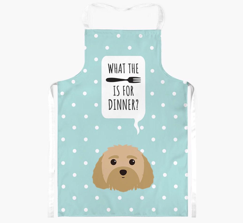 What's for Dinner: Personalized {breedFullName} Apron