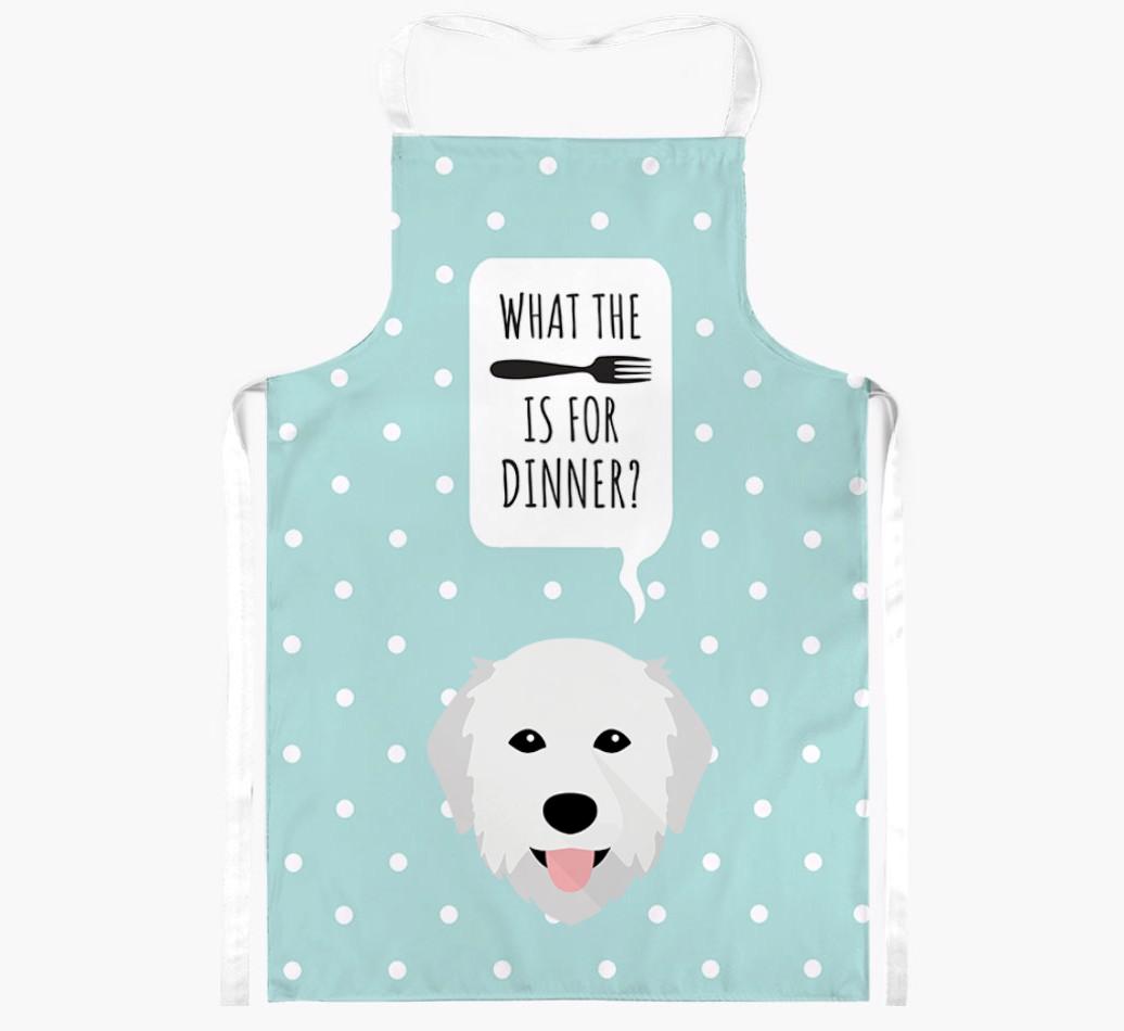 What's for Dinner: Personalized {breedFullName} Apron