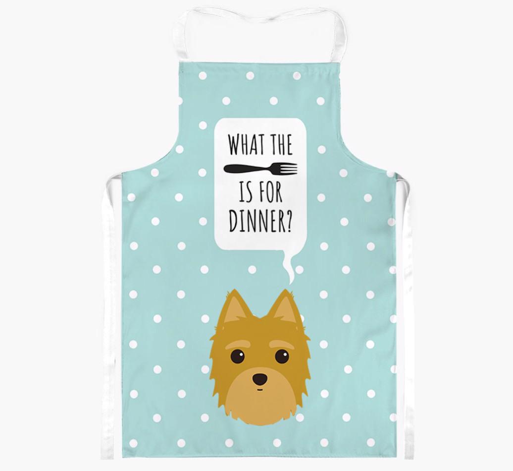 What's for Dinner: Personalized {breedFullName} Apron