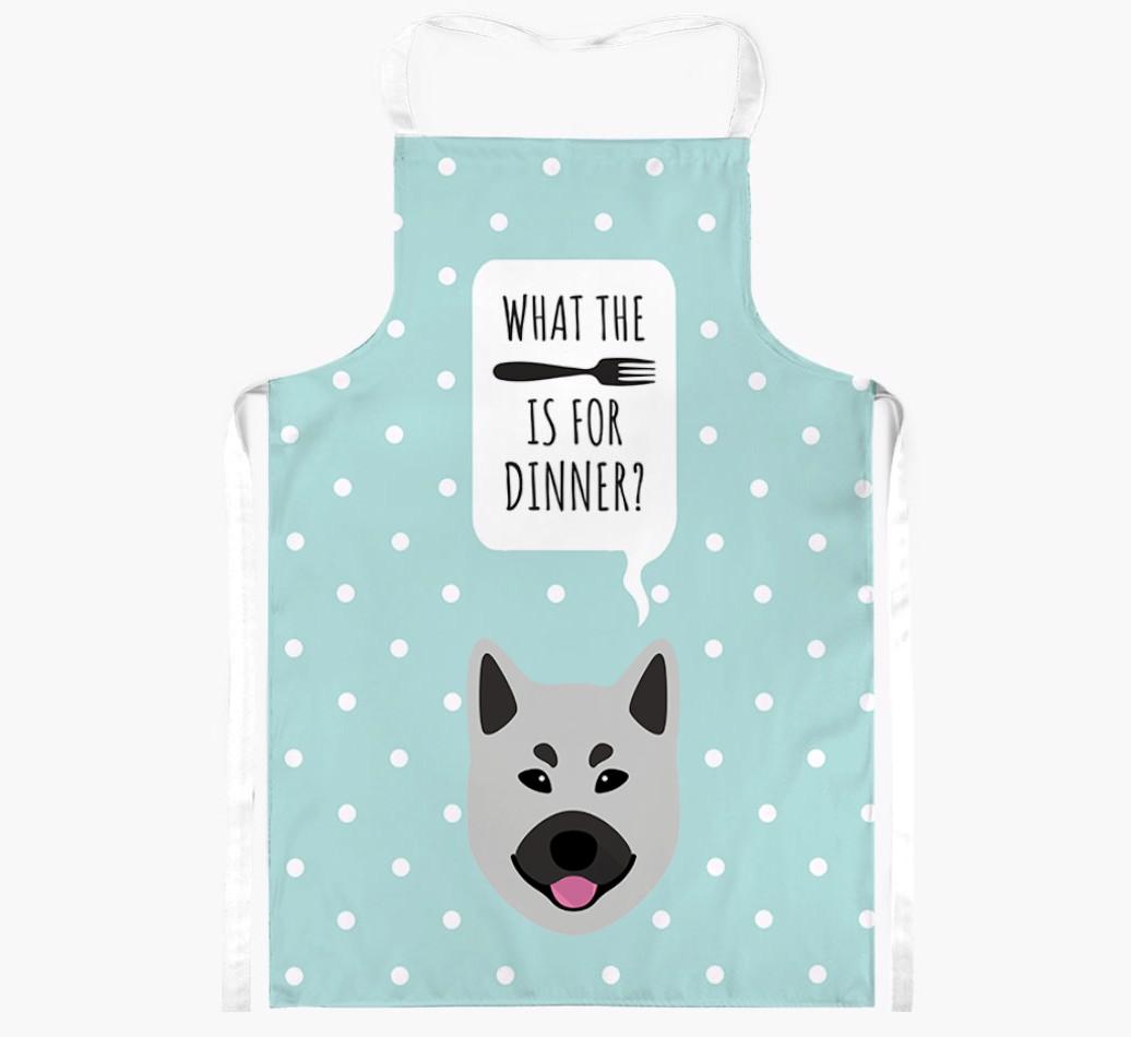 What's for Dinner: Personalized {breedFullName} Apron