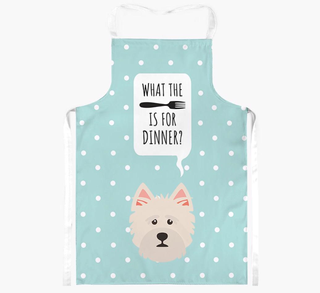 What's for Dinner: Personalized {breedFullName} Apron