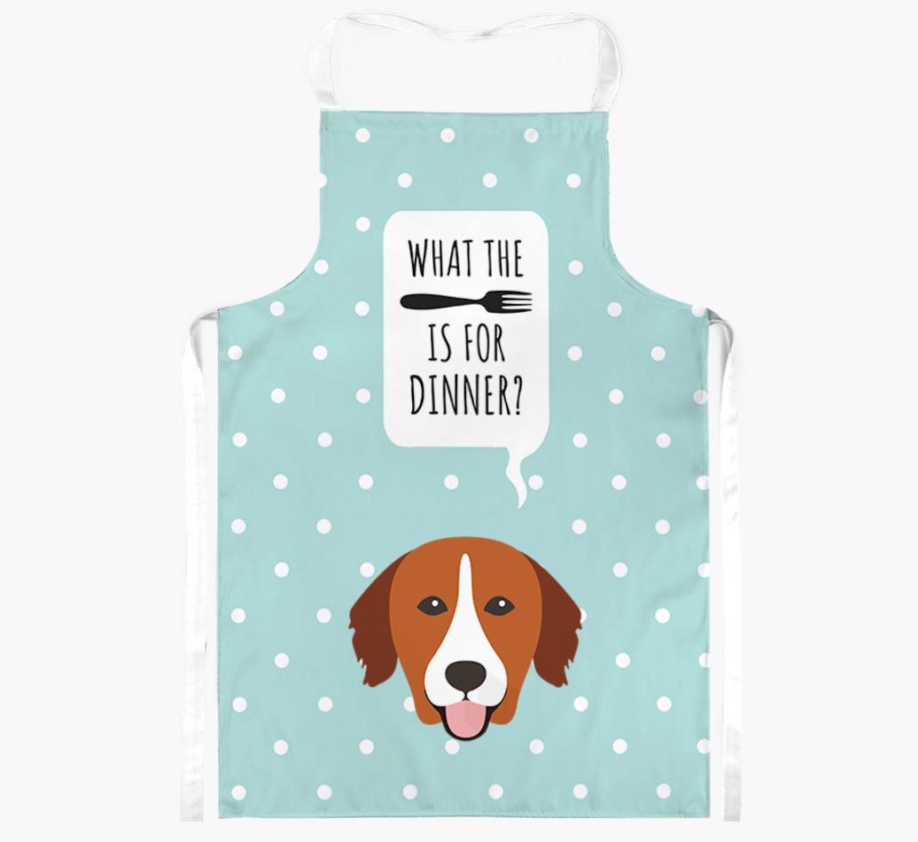 What's for Dinner: Personalized {breedFullName} Apron