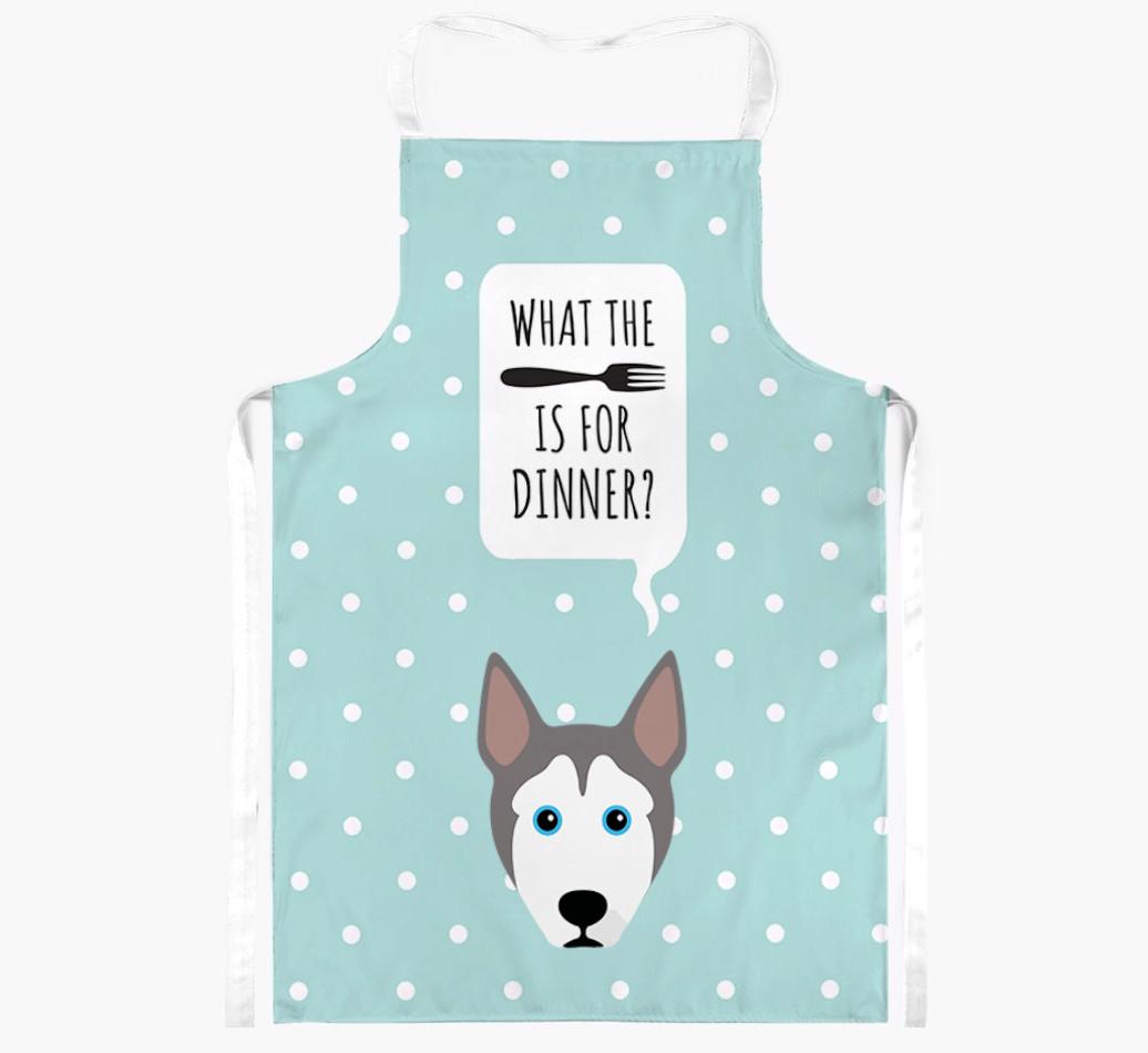 What's for Dinner: Personalized {breedFullName} Apron