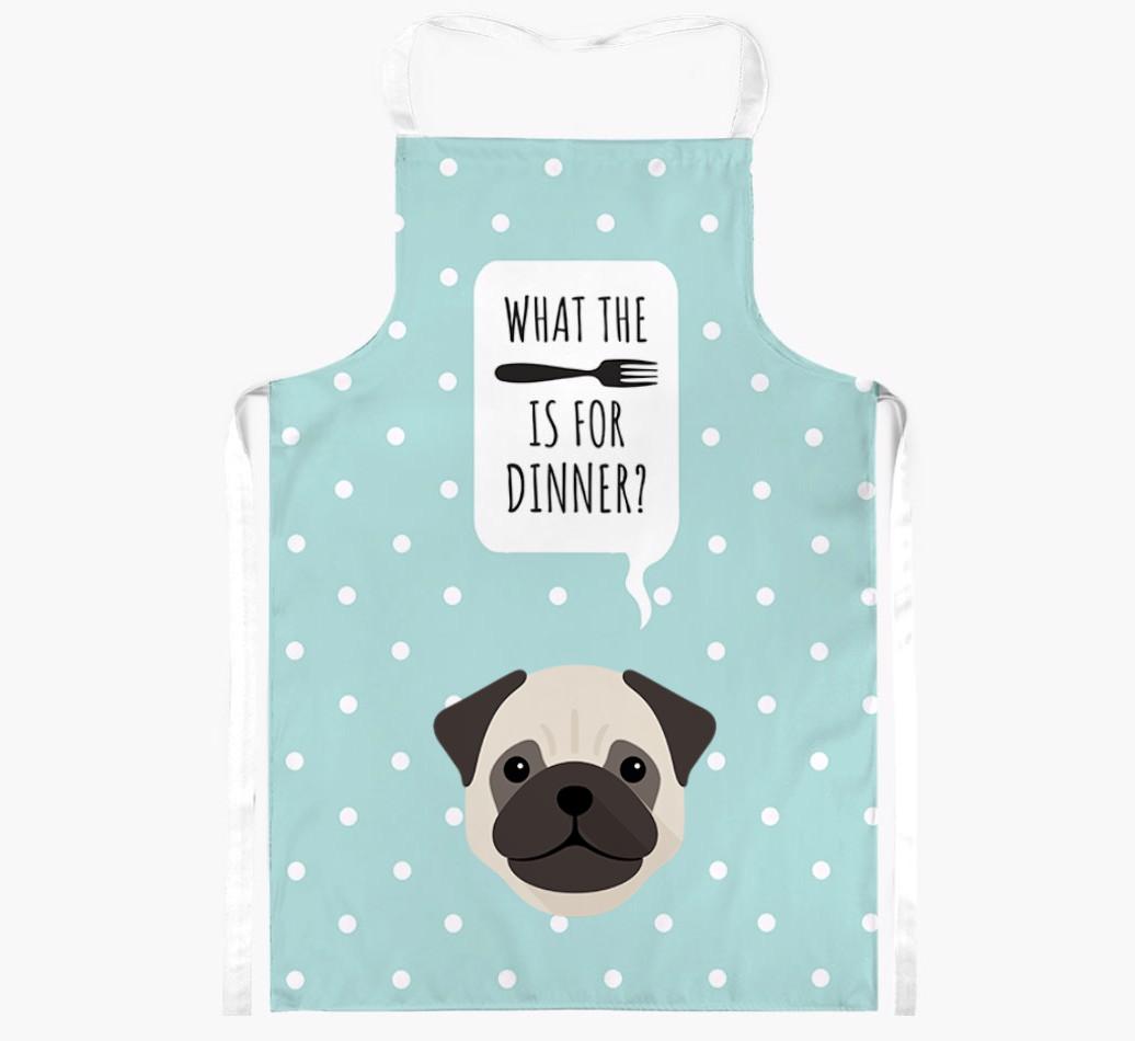 What's for Dinner: Personalized {breedFullName} Apron