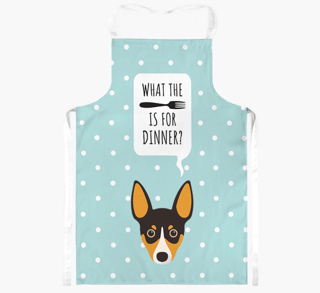 What's for Dinner: Personalized {breedFullName} Apron