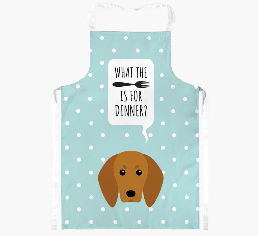 What's for Dinner: Personalized {breedFullName} Apron