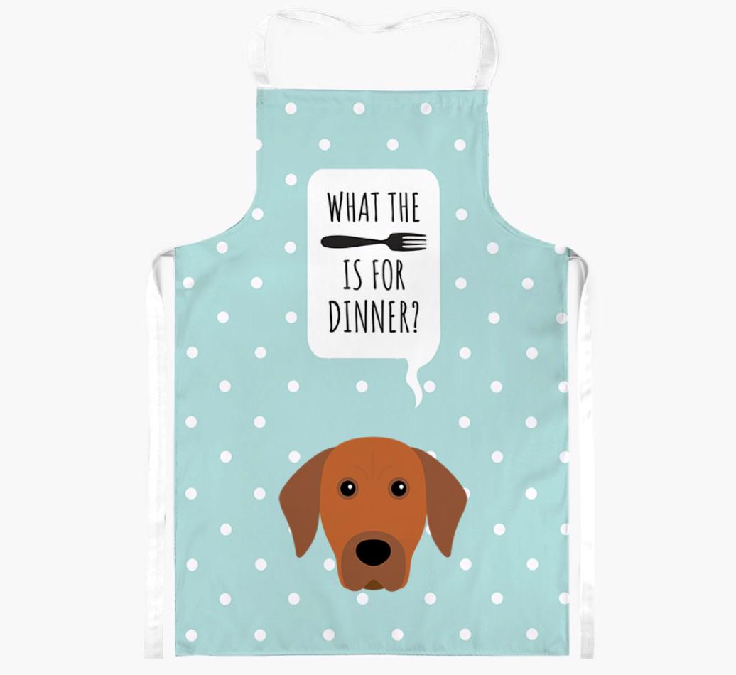What's for Dinner: Personalized {breedFullName} Apron