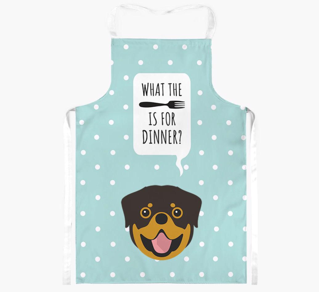 What's for Dinner: Personalized {breedFullName} Apron