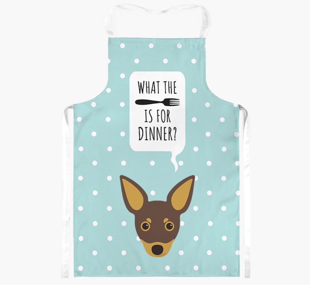 What's for Dinner: Personalized {breedFullName} Apron