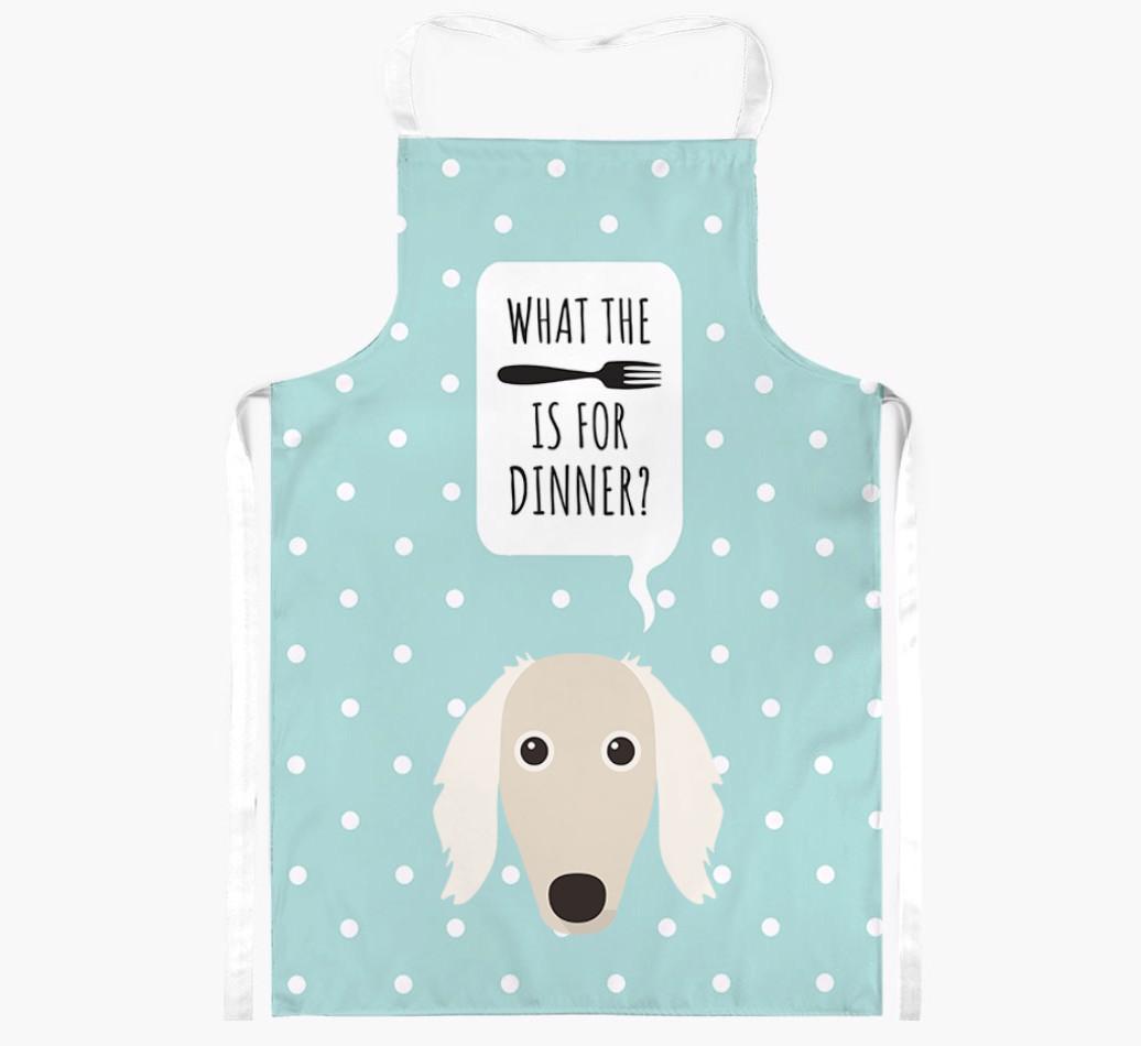 What's for Dinner: Personalized {breedFullName} Apron