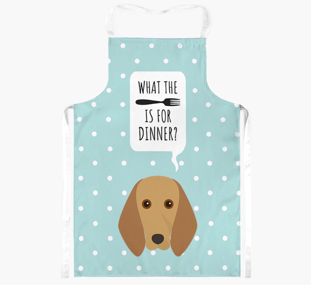 What's for Dinner: Personalized {breedFullName} Apron