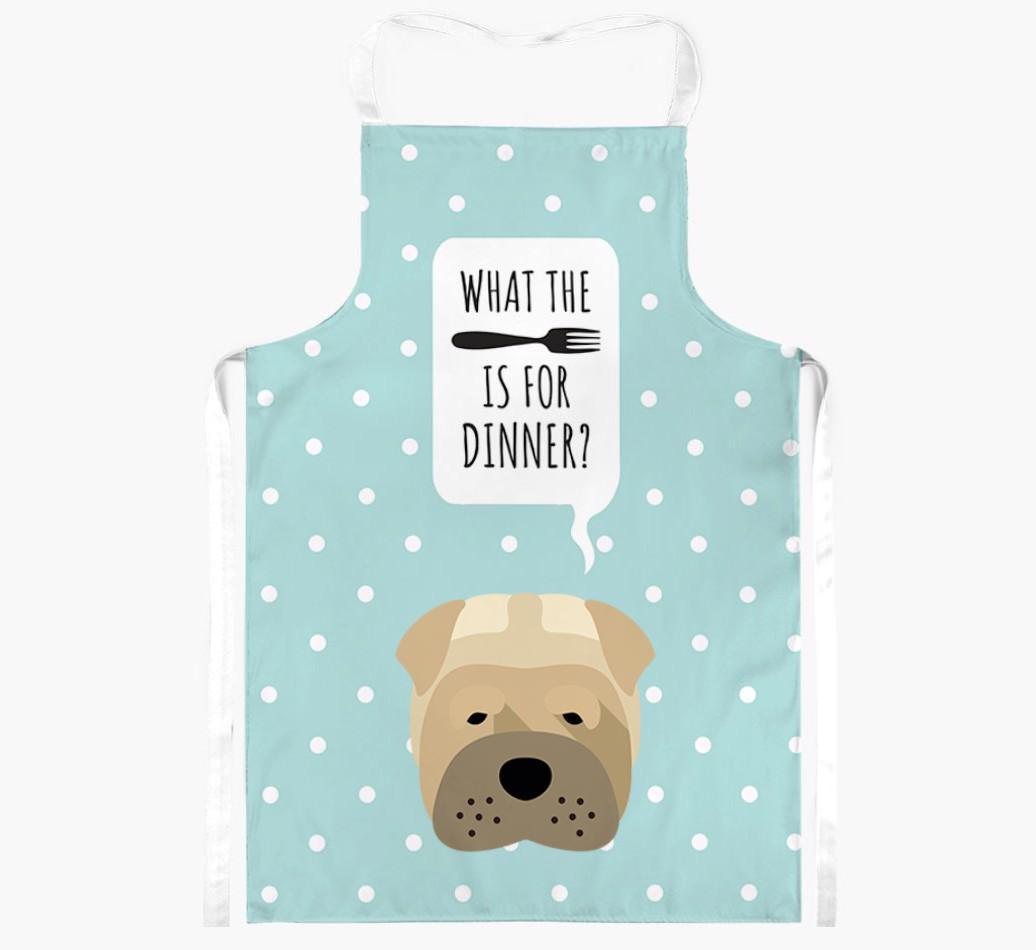 What's for Dinner: Personalized {breedFullName} Apron
