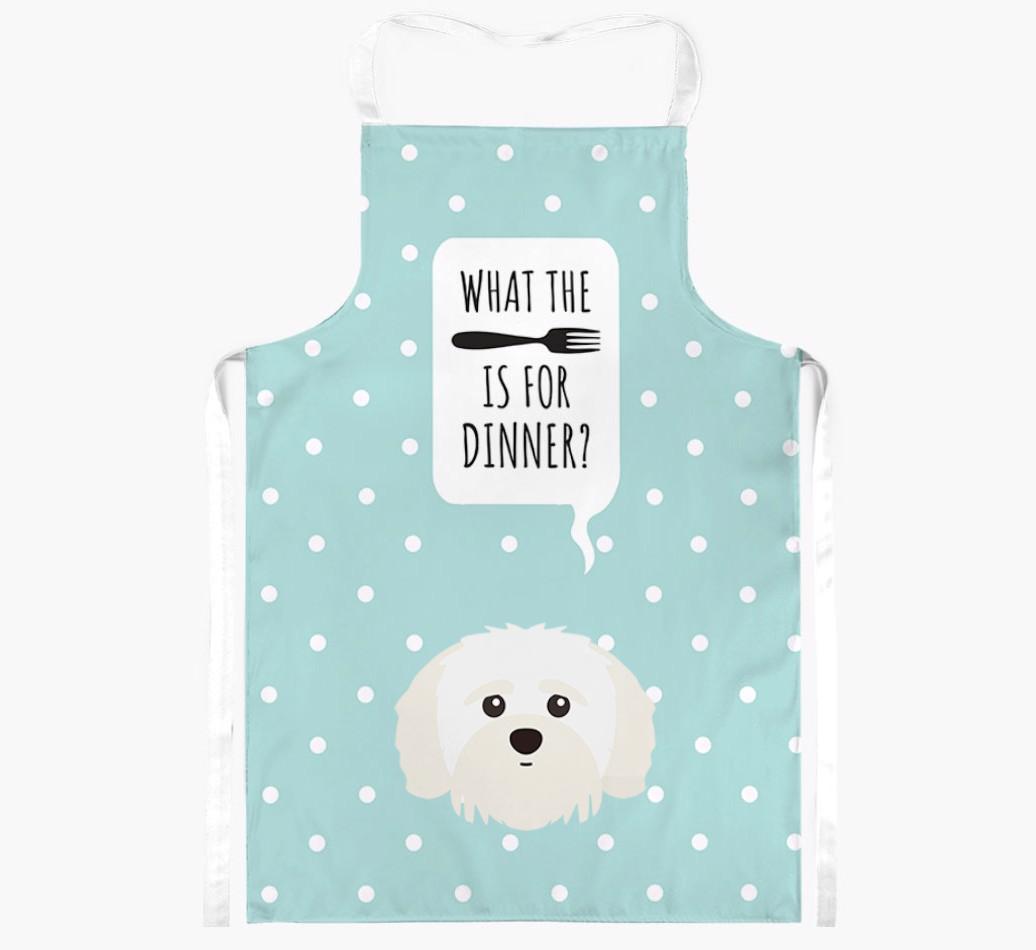What's for Dinner: Personalized {breedFullName} Apron