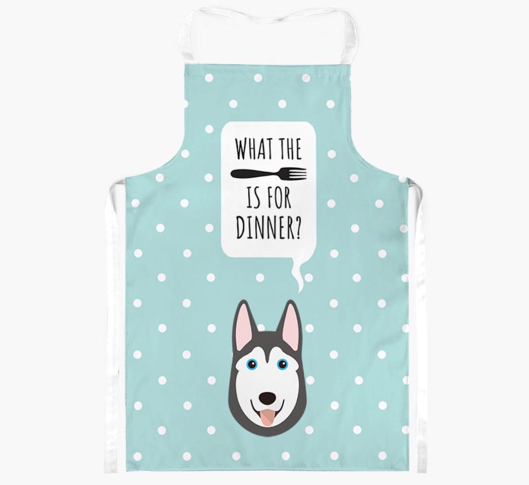 What's for Dinner: Personalized {breedFullName} Apron