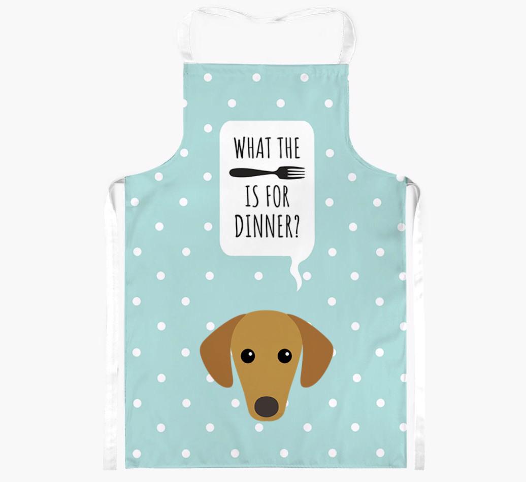 What's for Dinner: Personalized {breedFullName} Apron