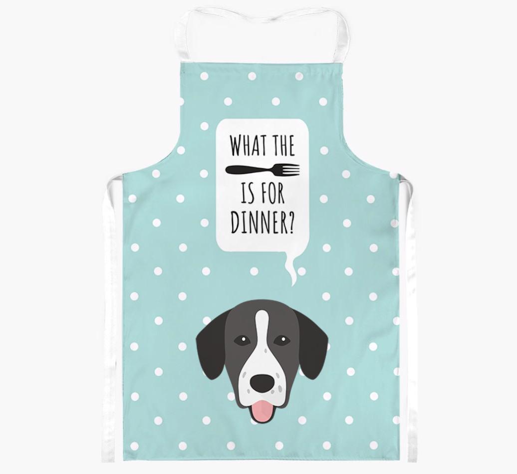 What's for Dinner: Personalized {breedFullName} Apron