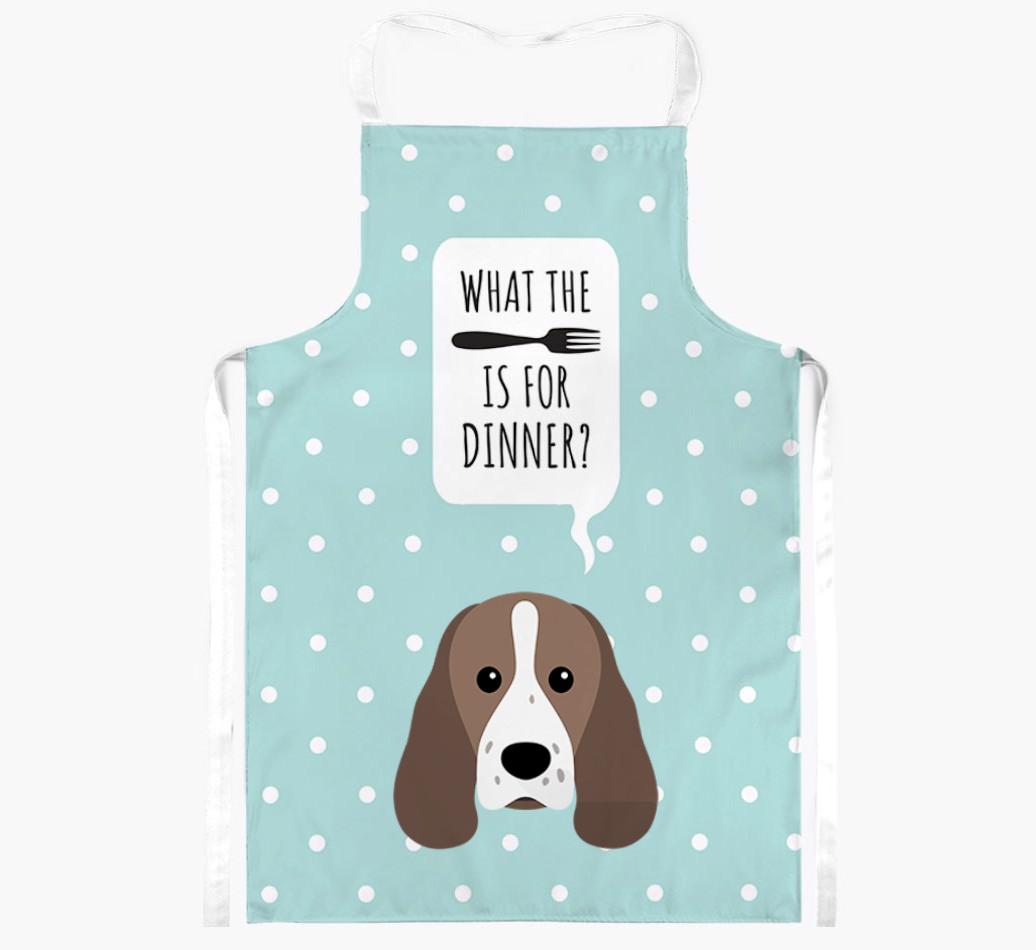 What's for Dinner: Personalized {breedFullName} Apron