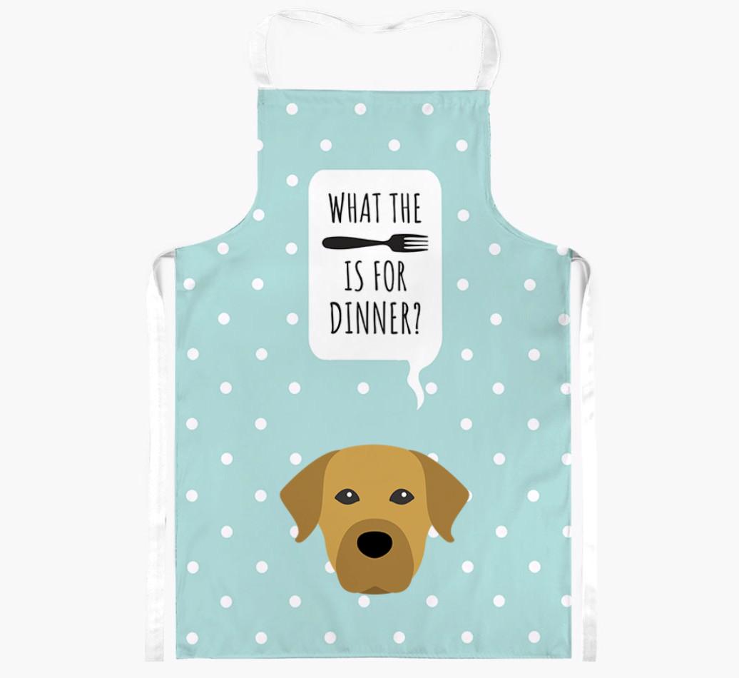 What's for Dinner: Personalized {breedFullName} Apron
