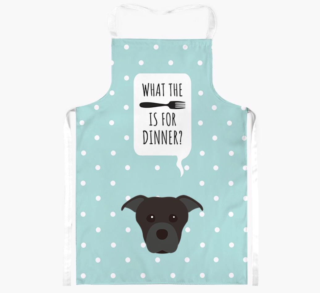 What's for Dinner: Personalized {breedFullName} Apron