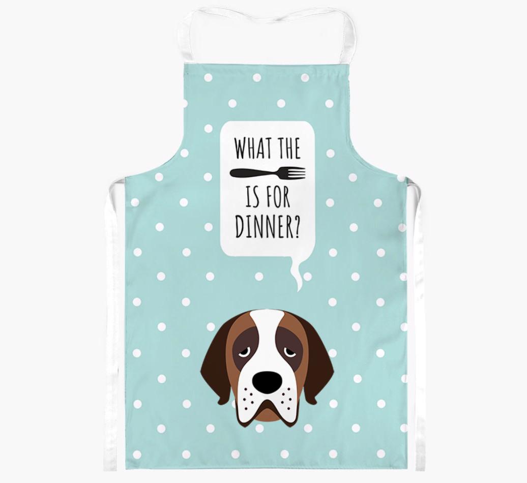 What's for Dinner: Personalized {breedFullName} Apron