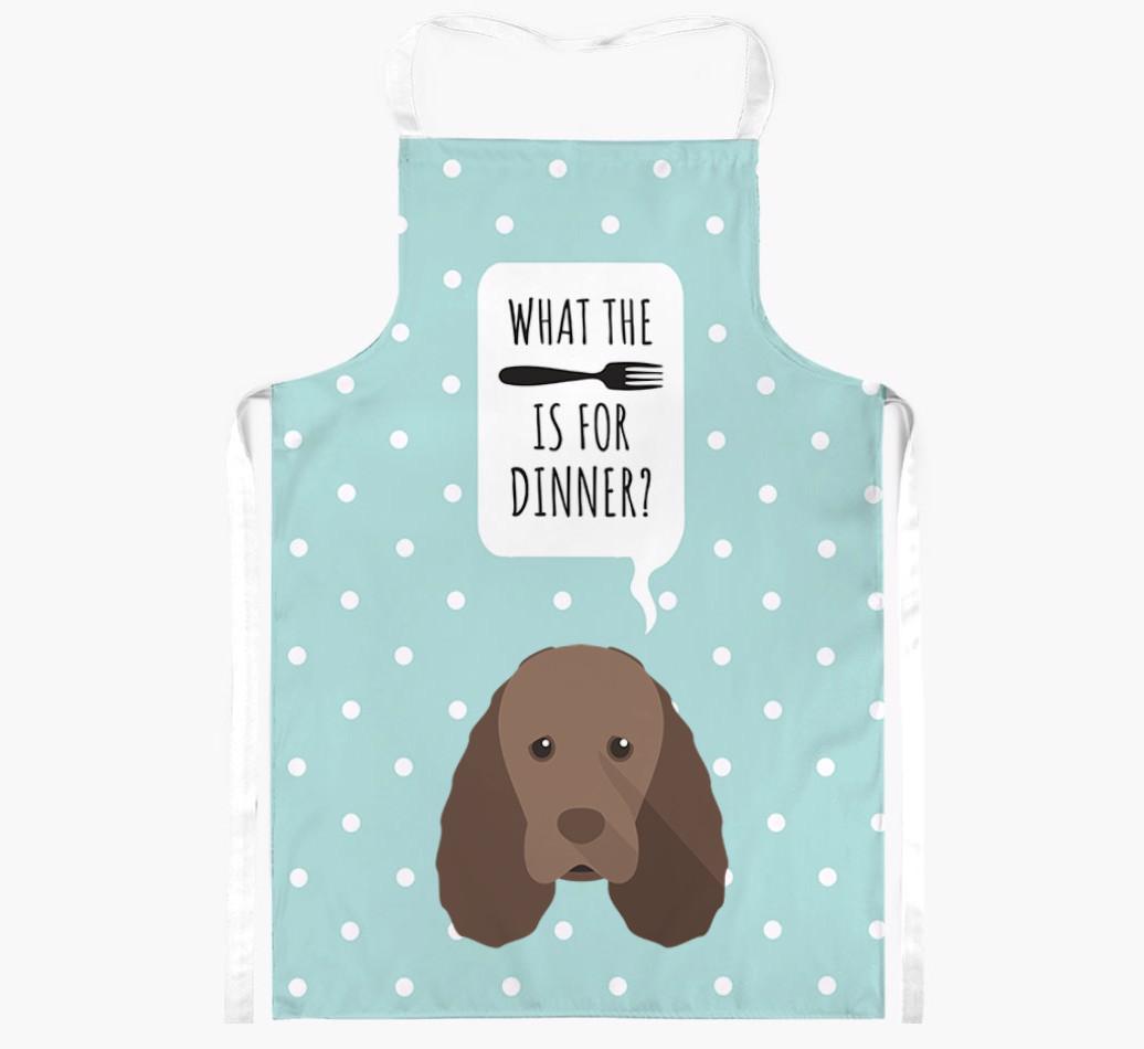 What's for Dinner: Personalized {breedFullName} Apron