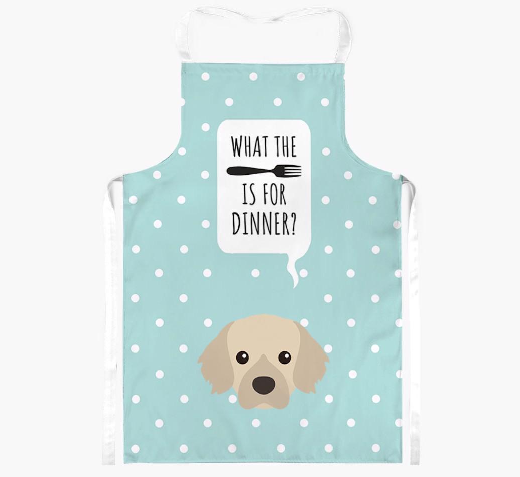 What's for Dinner: Personalized {breedFullName} Apron