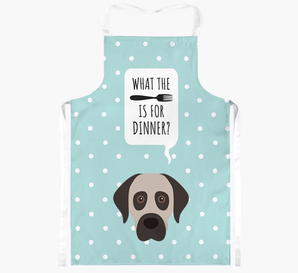 What's for Dinner: Personalized {breedFullName} Apron