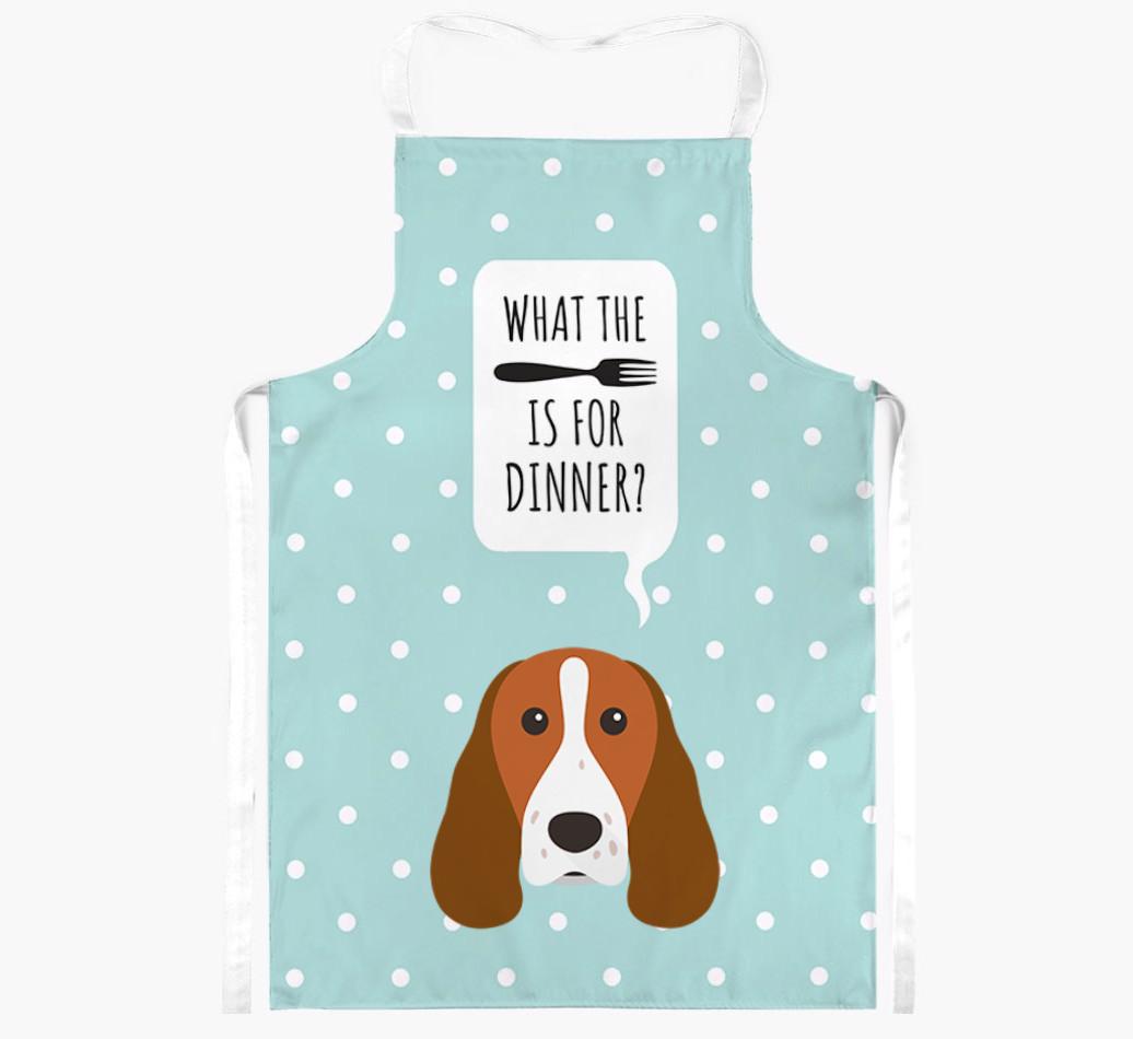 What's for Dinner: Personalized {breedFullName} Apron