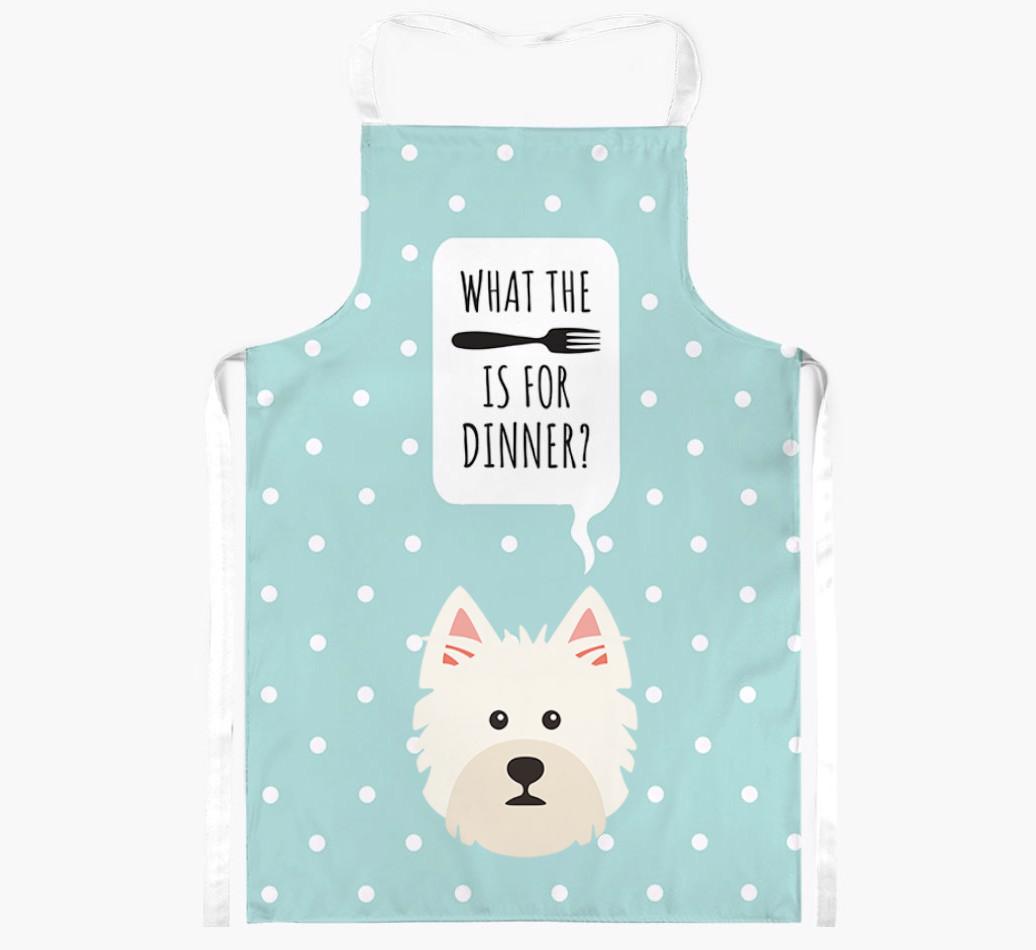 What's for Dinner: Personalized {breedFullName} Apron