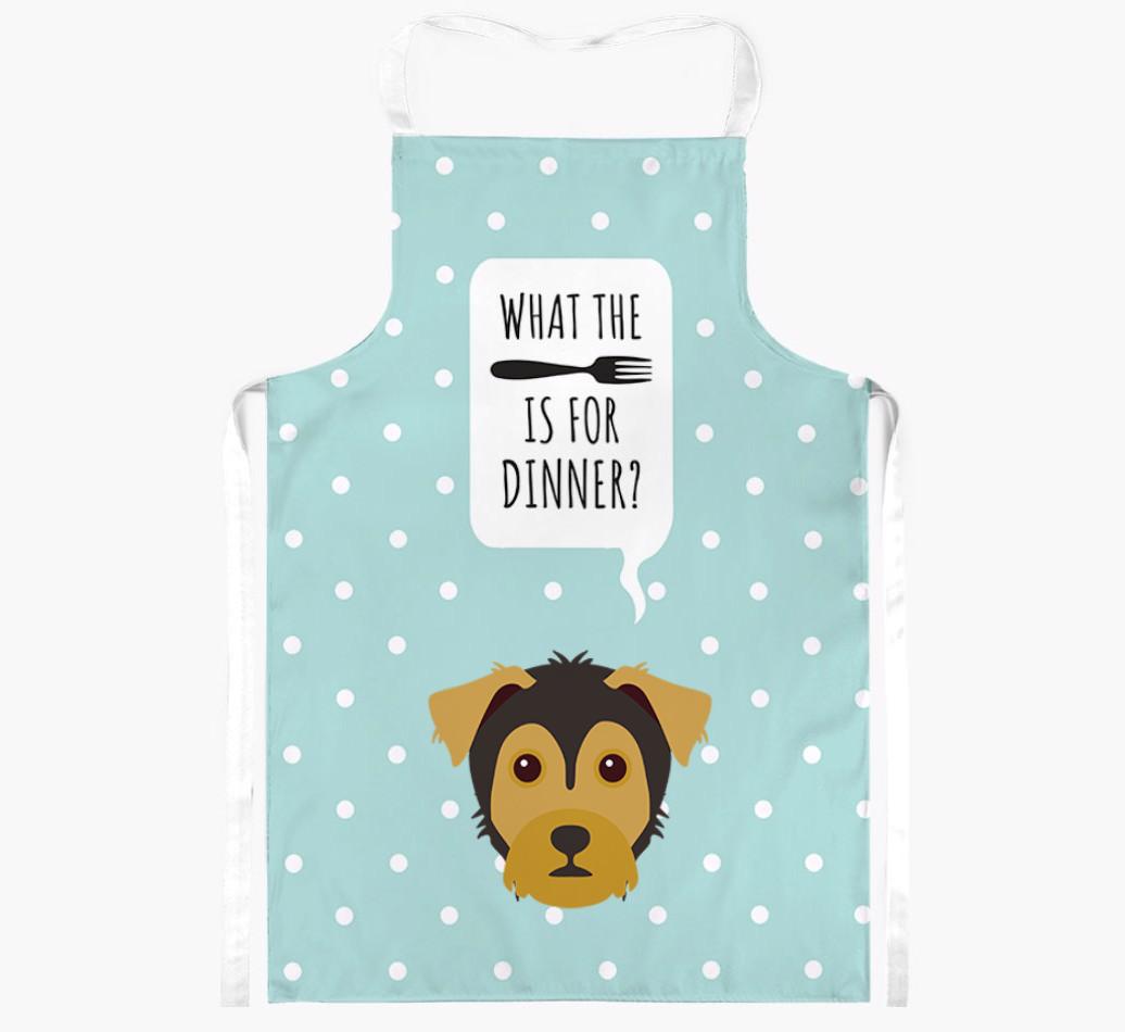 What's for Dinner: Personalized {breedFullName} Apron