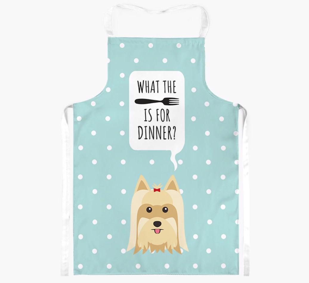 What's for Dinner: Personalized {breedFullName} Apron