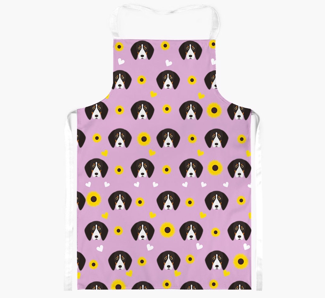Sunflower Pattern: Personalized {breedFullName} Apron