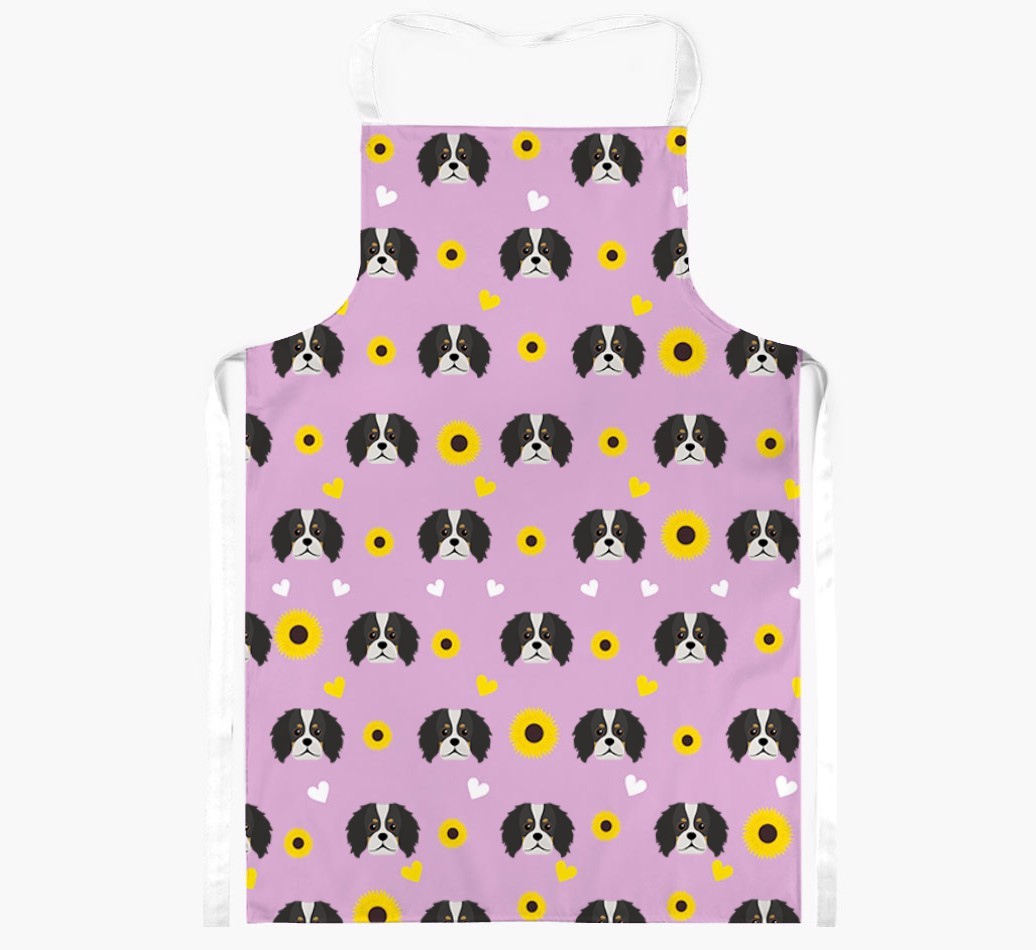 Sunflower Pattern: Personalised {breedFullName} Apron