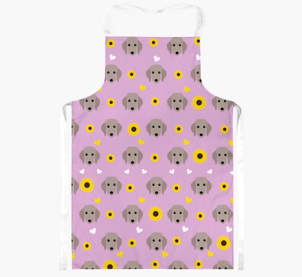 Sunflower Pattern: Personalized {breedFullName} Apron