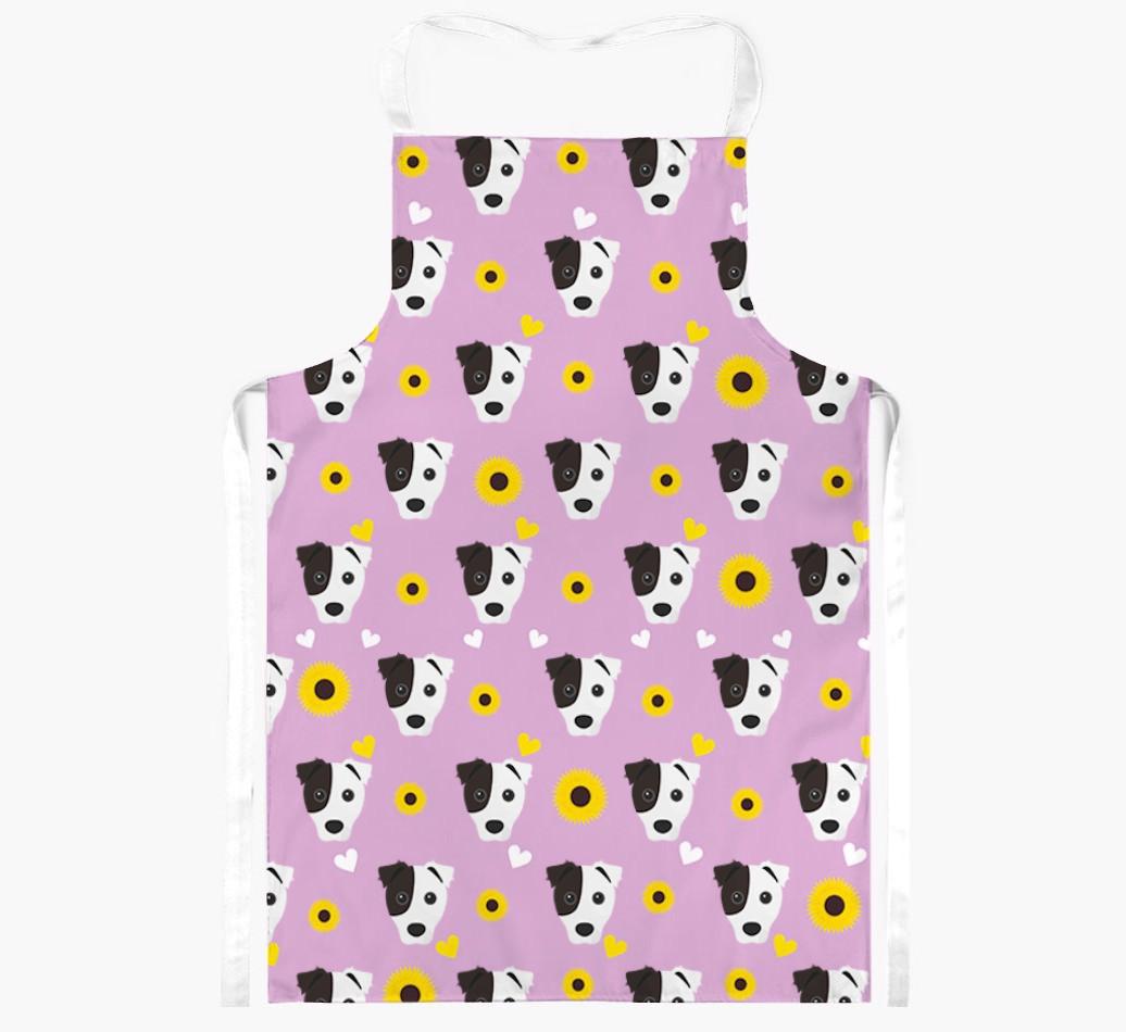 Sunflower Pattern: Personalized {breedFullName} Apron