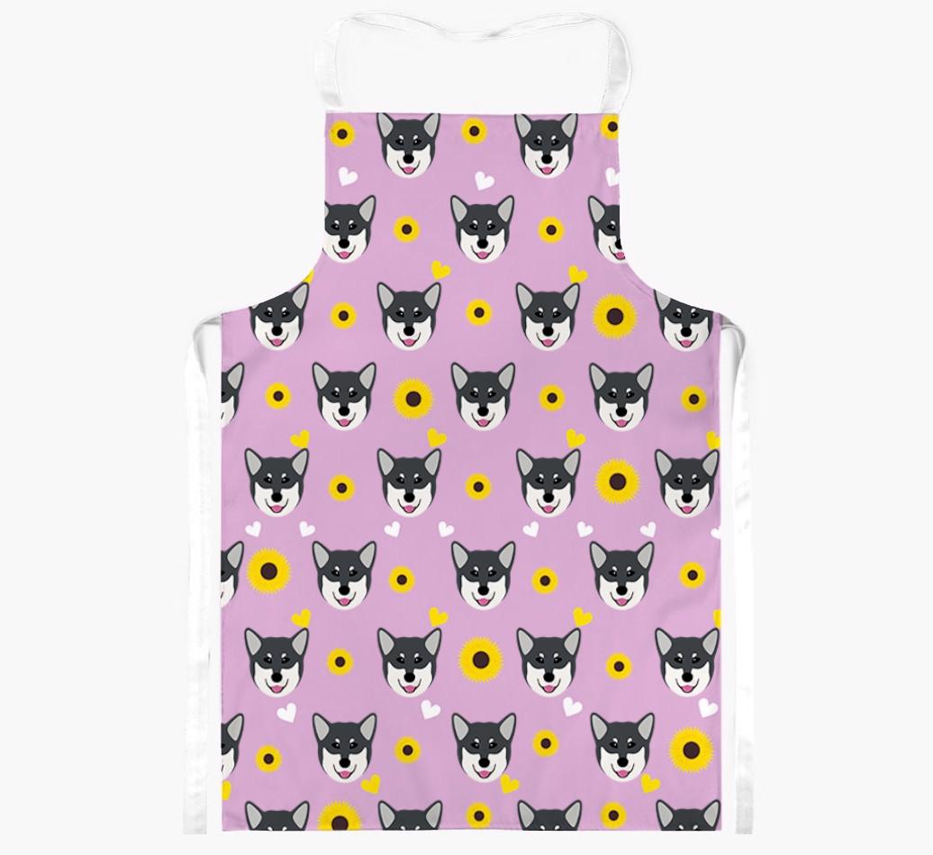 Sunflower Pattern: Personalized {breedFullName} Apron