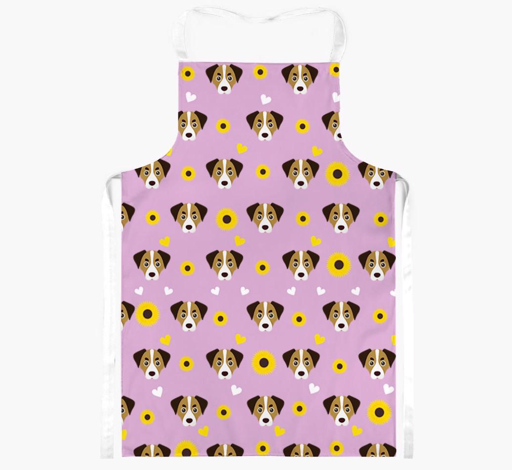 Sunflower Pattern: Personalized {breedFullName} Apron