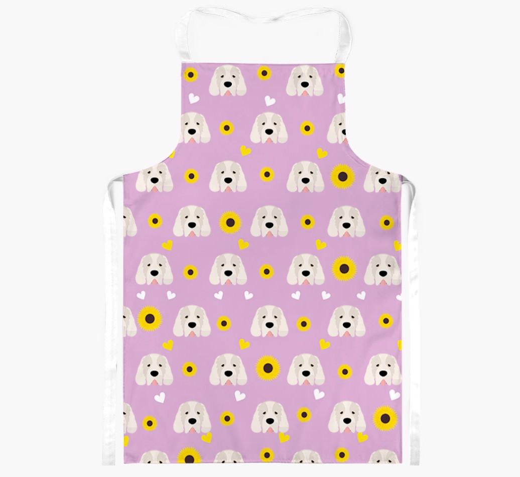 Sunflower Pattern: Personalized {breedFullName} Apron