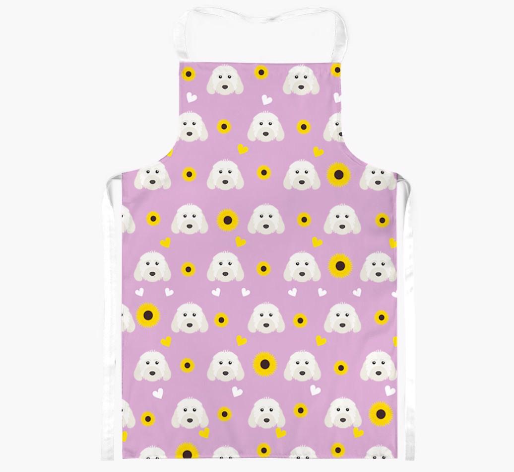 Sunflower Pattern: Personalized {breedFullName} Apron