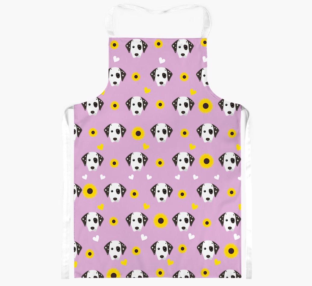 Sunflower Pattern: Personalized {breedFullName} Apron