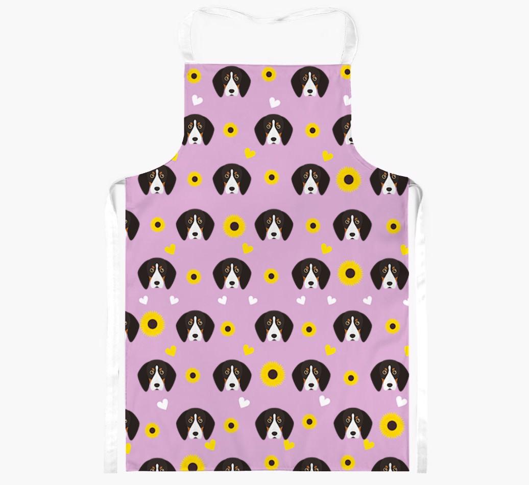 Sunflower Pattern: Personalized {breedFullName} Apron