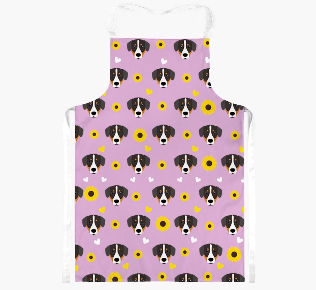Sunflower Pattern: Personalized {breedFullName} Apron